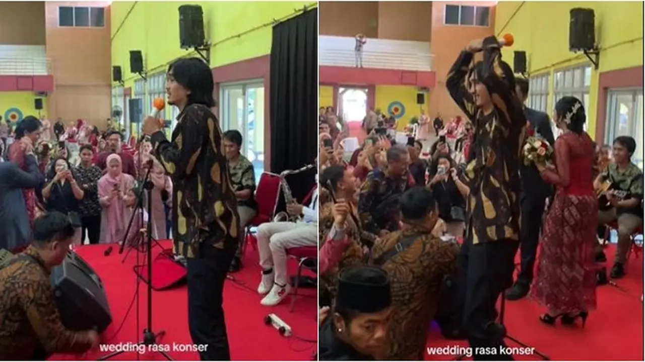 6 Potret Sheila On 7 Kondangan di Acara Nikahan, Sumbang Lagu di Panggung Sederhana