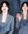 Song Hye Kyo tampil dengan pesona yang manglingi di promo film Dark Nuns [@kyo1122]