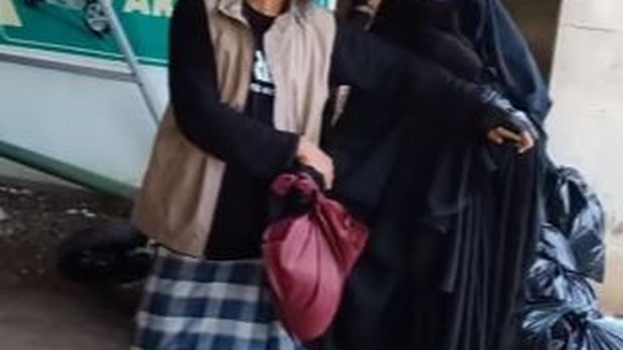 Pria Tampil Serba Hitam Bercadar Bikin Wanita Kaget, Langsung Istighfar Pas Lihat Wujud Aslinya