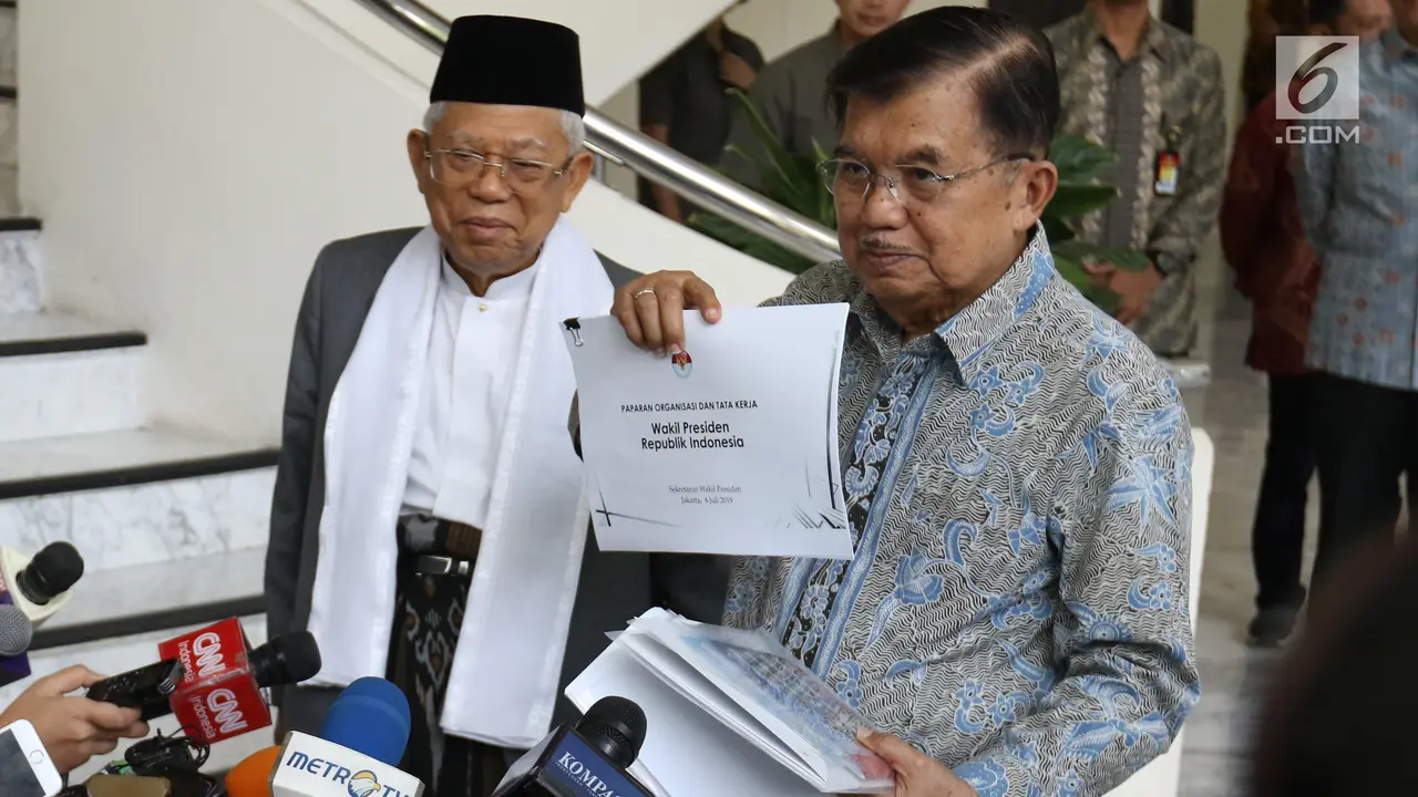 Ma'ruf Amin Temui Jusuf Kalla