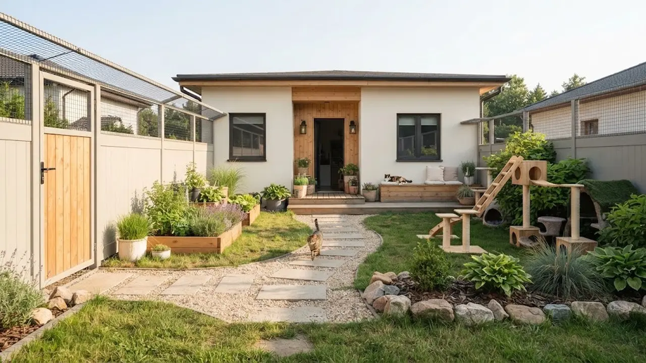 Desain Pekarangan Rumah yang Aman untuk Kucing