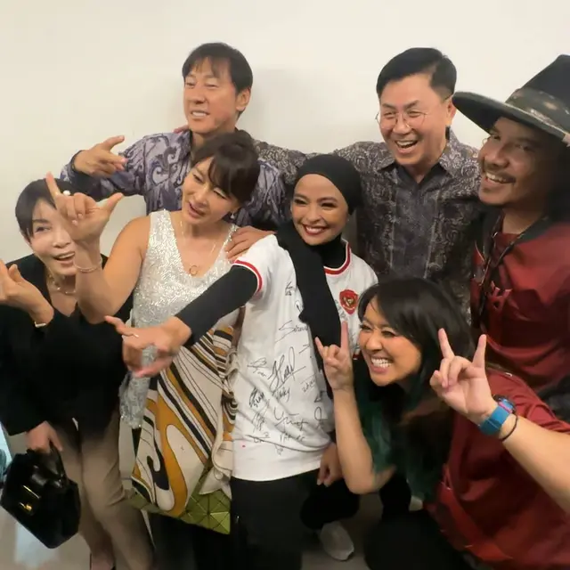 Potret 7 Artis Bareng Shin Tae-yong, Ucap Terima Kasih dan Salam Perpisahan