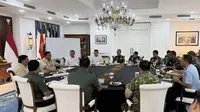 Presiden Prabowo Kumpulkan Seluruh Pimpinan TNI di Istana, Bahas Apa?