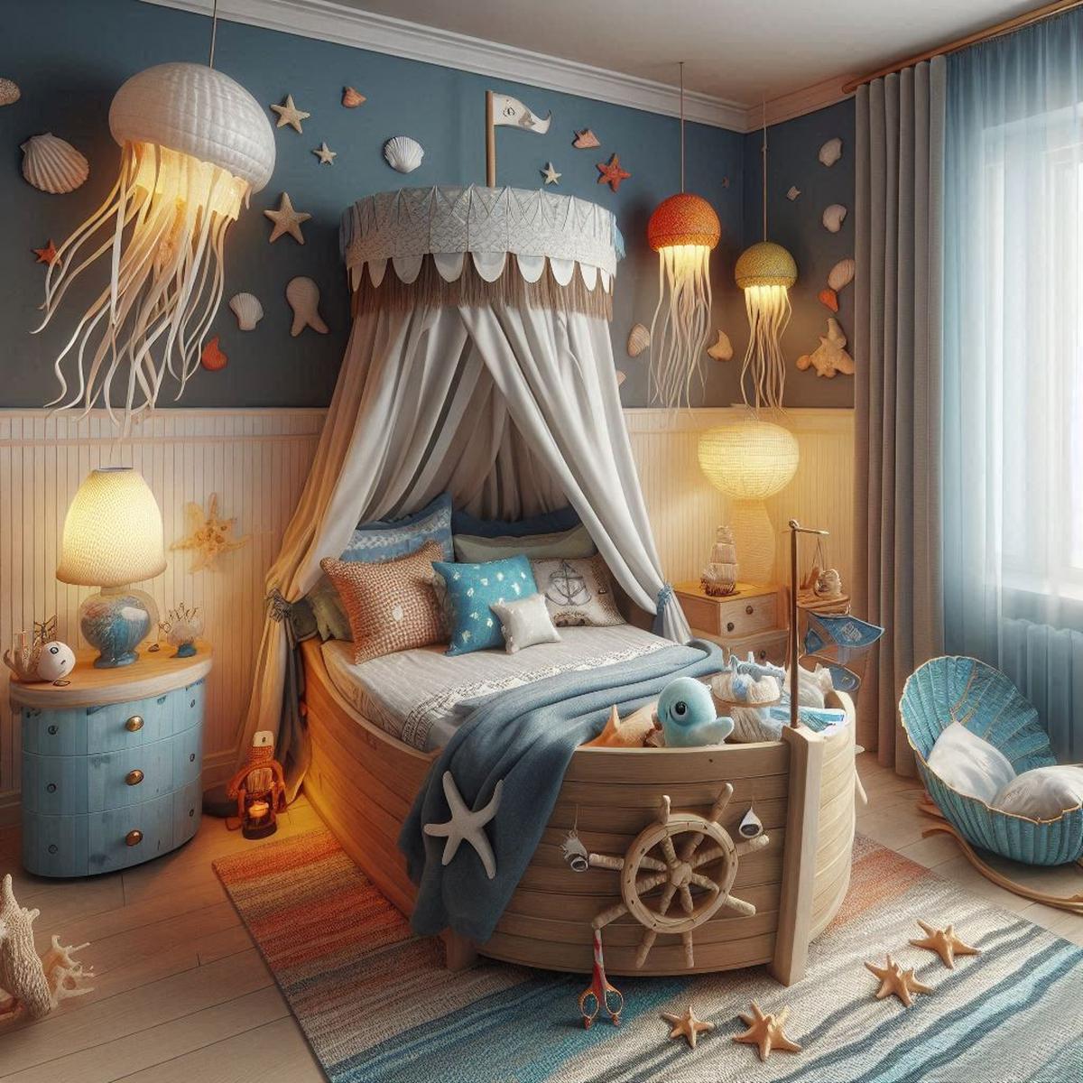 Ilustrasi Desain Mural Kamar Anak