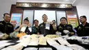 Direktorat Tindak Pidana Narkotika Mabes Polri berhasil mengungkap penyeludupan 4,3 Kg sabu (Liputan6.com/Faizal Fanani)