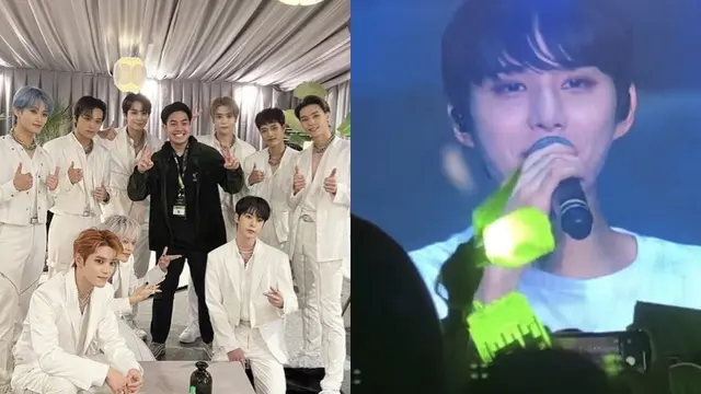 Jerome bertemu dengan NCT 127 dan Jungwo ngomong Mantap Jiwa