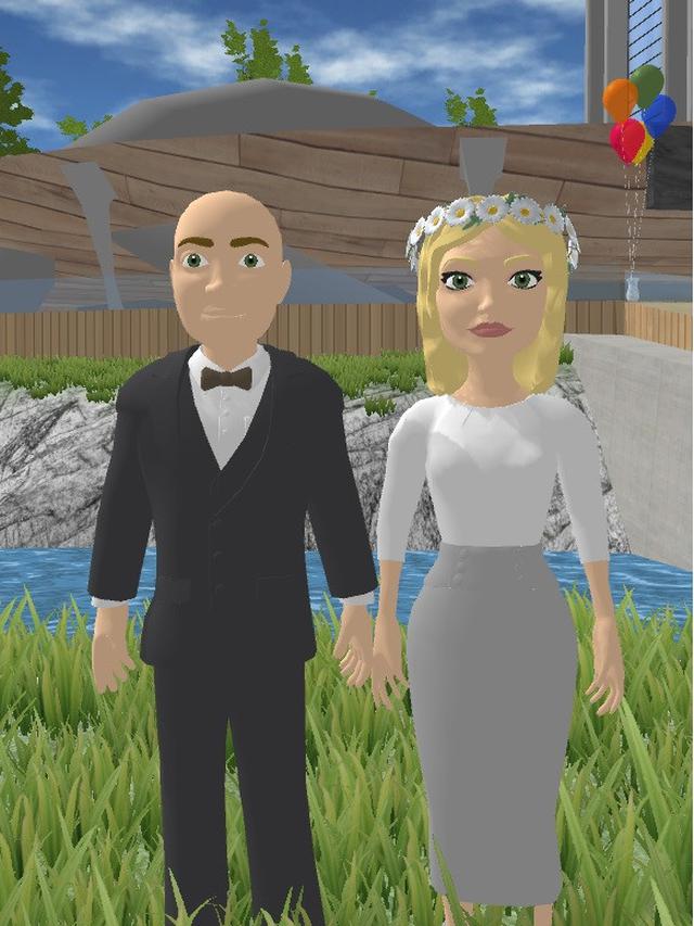 Menikah Diperagakan Animasi