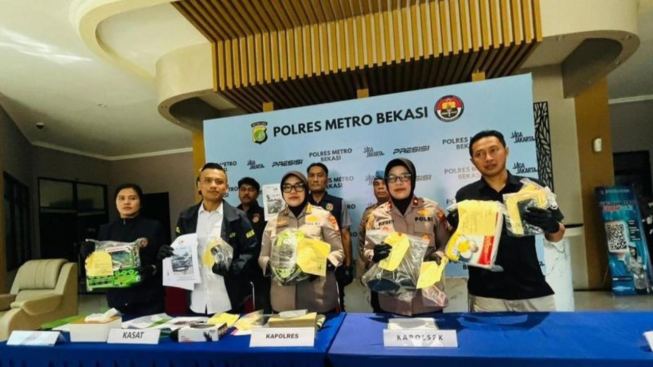 Polres Bekasi Ringkus Tiga Pelaku Penyiraman Air Keras di Tambun Selatan