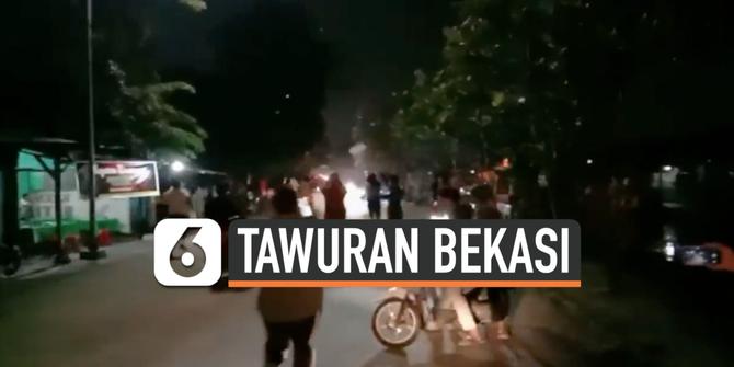 VIDEO: Detik-Detik Tawuran di Bekasi, 1 Pelajar Tewas