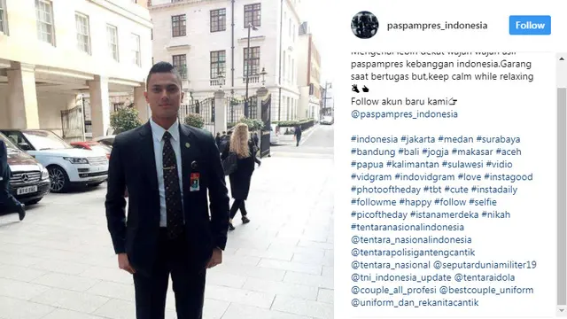 Berkenalan dengan Paspampres Jokowi yang Ganteng, Daniel Darryan