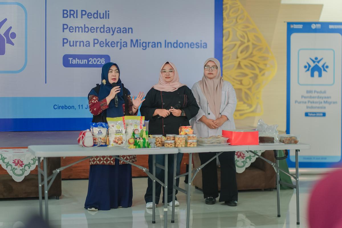 BRI Peduli Bekali Purna Pekerja Migran di Cirebon dengan Pelatihan Kewirausahaan untuk Perkuat Ekonomi
