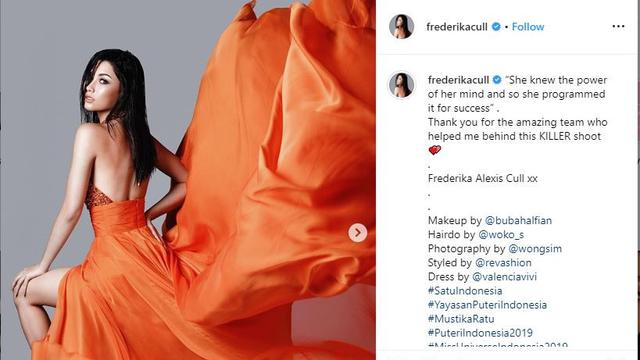 Unggah 2 Foto Baru, Pose Putri Indonesia 2019 buat Terkesima