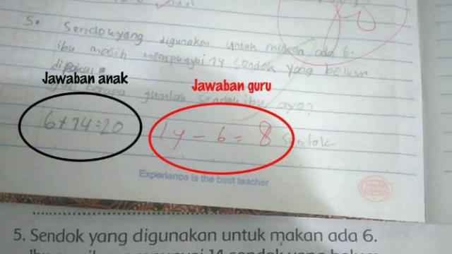 Soal Matematika Lucu Kunci Dunia