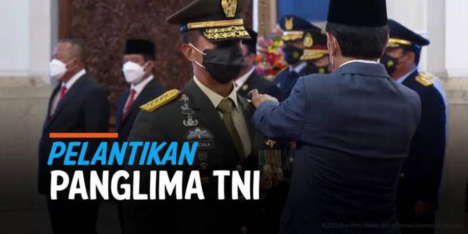 VIDEO: Presiden Jokowi Lantik Jenderal Andika Perkasa Jadi Panglima TNI