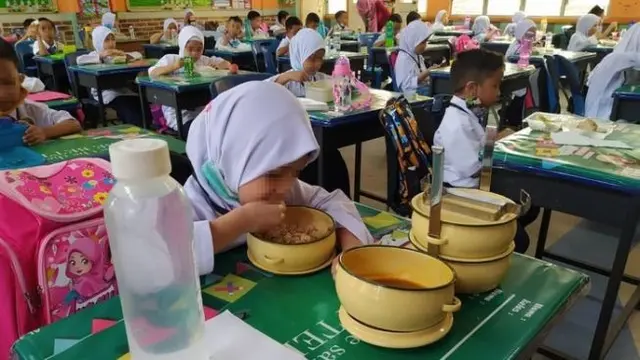 Viral, Bocah Perempuan Ini Diejek Karena Membawa Bekal Pakai Rantang
