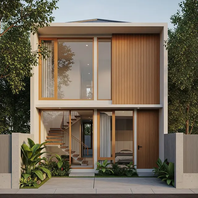 9 Desain Rumah 2 Lantai Minimalis Lahan Sempit, Solusi Cerdas Hunian Modern
