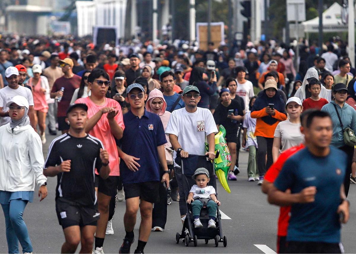 FOTO: Car Free Day, Ruang Sehat dan Ekspresi Warga Jakarta