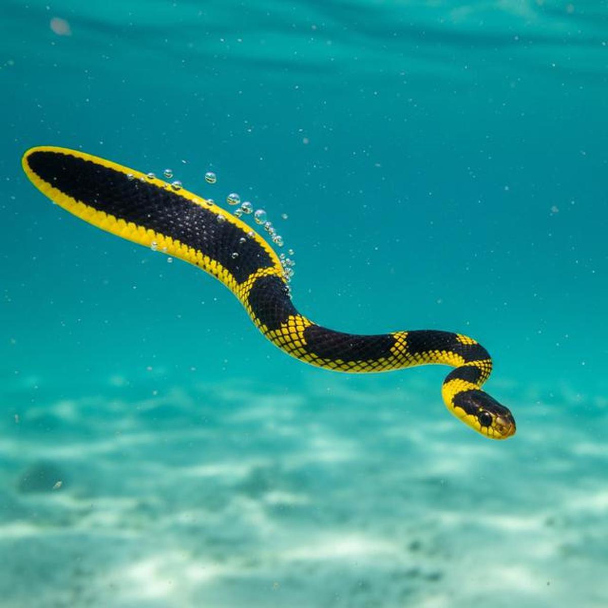 Ular Laut Perut Kuning