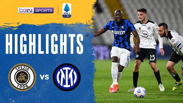 Berita Video Highlights Liga Italia, Inter Milan Bermain Imbang Melawan Spezia 1-1 (22/4/2021)