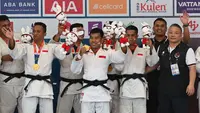 Tim Blind Judo Indonesia keluar sebagai juara umum ASEAN Para Games 2023 Kamboja. (Bola.com/NPC Indonesia)