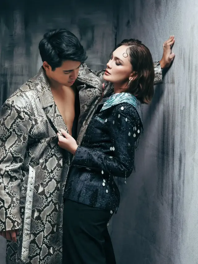 Power Couple Energy, Luna Maya dan Maxime Bouttier Pancarkan Pesona Fierce di Photoshoot Terbaru