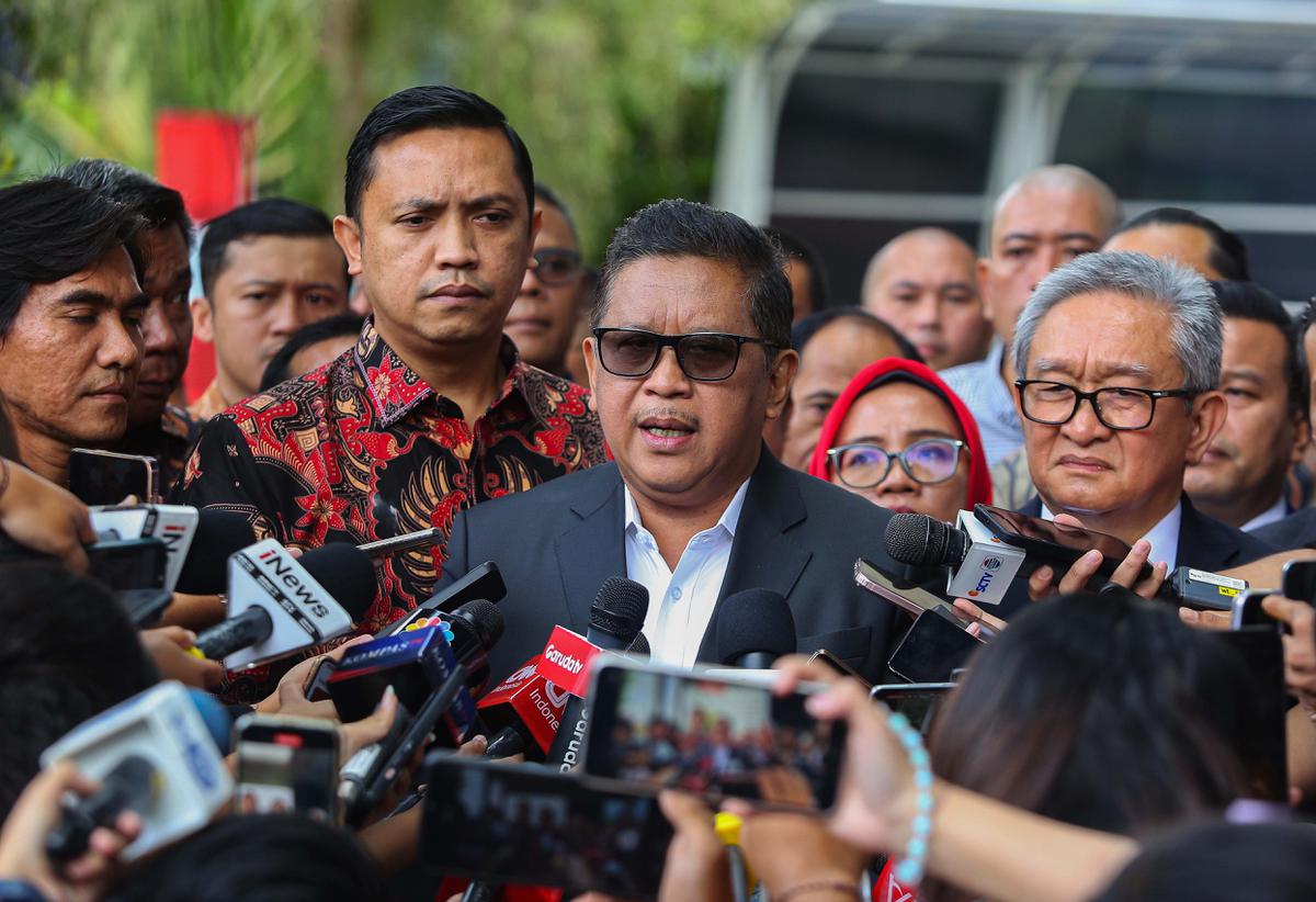 Hasto Kristiyanto diperiksa KPK