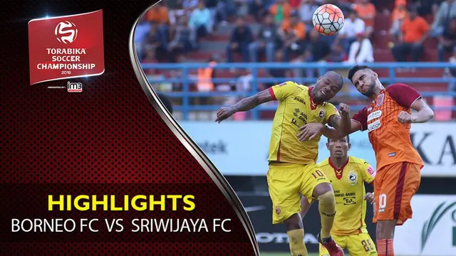 Video highlights TSC 2016 antara Borneo FC Vs Sriwijaya FC yang berakhir dengan skor 2-2 di Stadion Segiri, Samarinda, Sabtu (27/8/2016) 