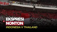 Berita Video, Ekspresi-ekspresi Nonton Timnas Indonesia Vs Thailand di Piala AFF 2022 pada Kamis (29/12/2022)