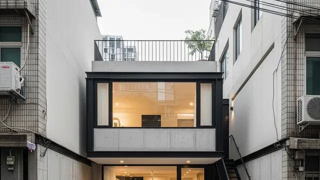 Desain Rumah Kecil 2 Lantai dengan Basement di Lahan Sempit