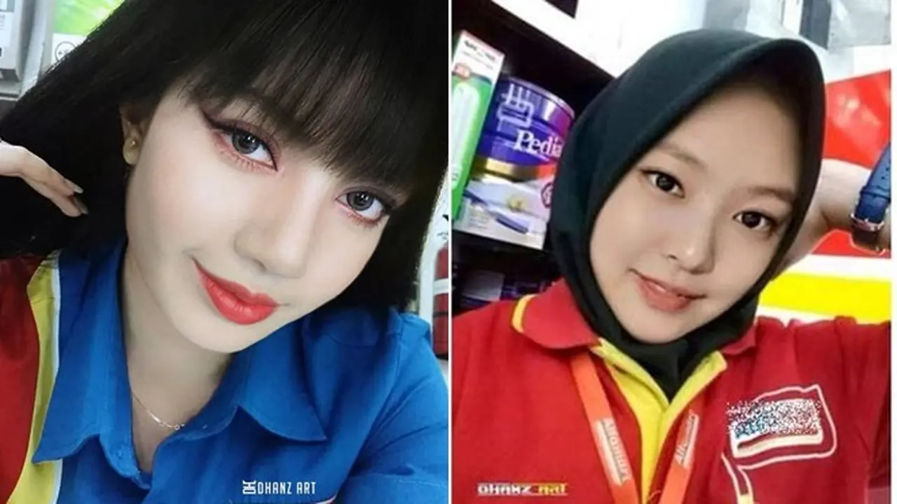 6 Editan Foto Blackpink Jadi Kasir Minimarket Ini Nyeleneh, Kocak