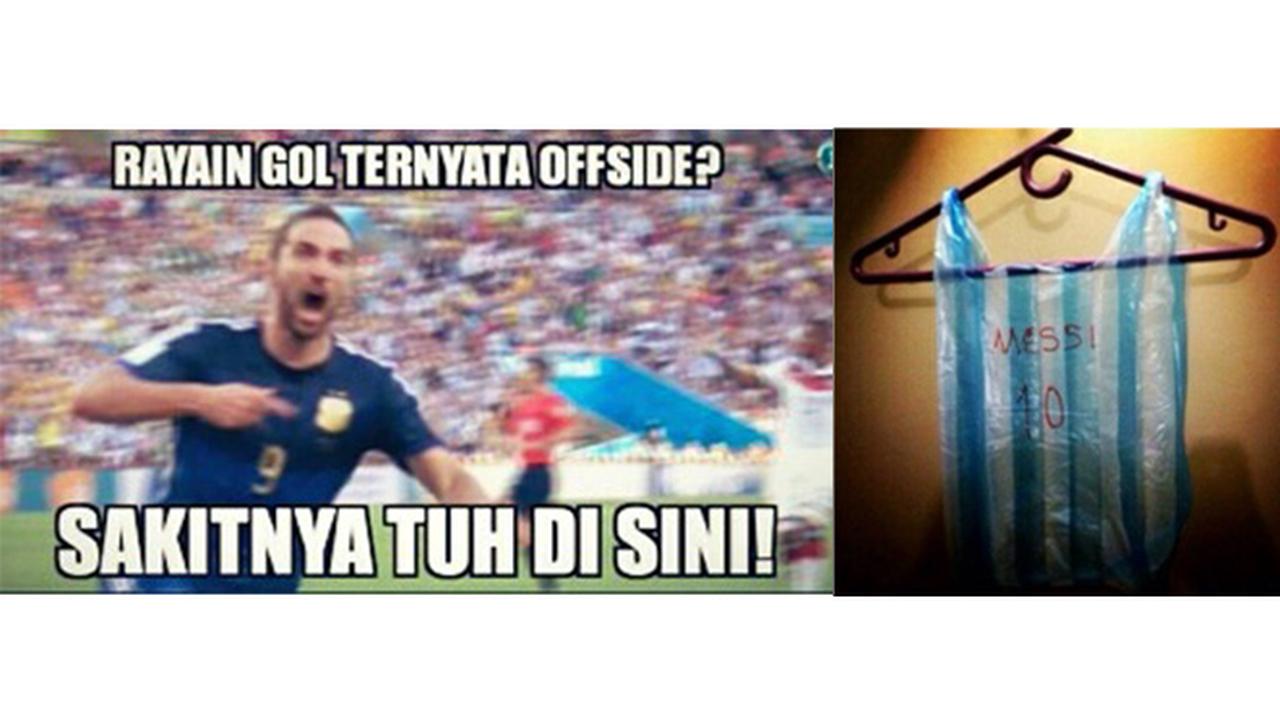 Meme Final Argentina-Jerman Nongol di Media Sosial