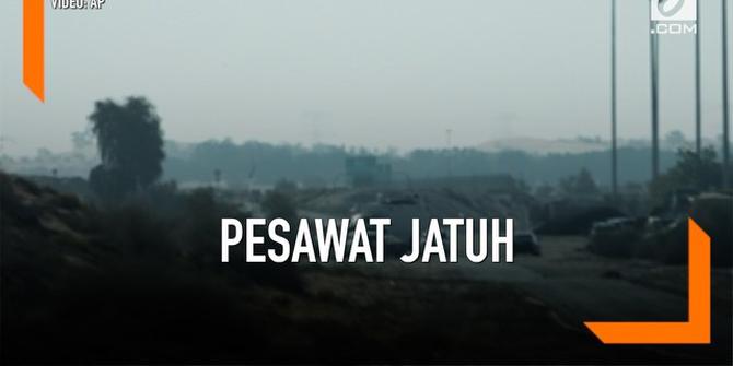 VIDEO: Pesawat Jatuh Dekat Bandara, 4 Penumpang Tewas