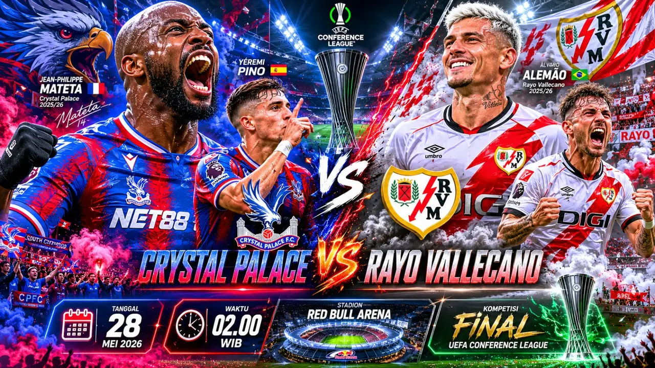 Final Conference League: Crystal Palace Vs Rayo Vallecano