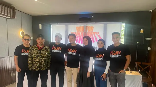 Jumpa pers Run for Humanity.