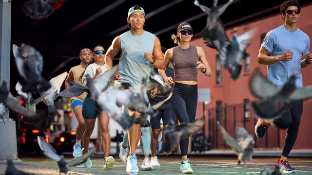 Ilustrasi lomba lari/hoka Indonesia