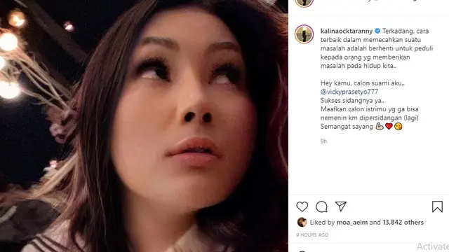 Kalina Ocktaranny (Foto: Instagram/@kalinaocktaranny)