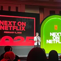 Konferensi pers bertajuk "Next on Netflix" yang berlangsung pada Senin (05/02/2025) di Ballroom Hotel The Langham (Dok: Fimela.com/Rianti Fitri Wulandari)