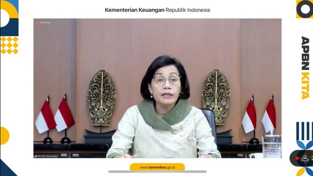 Menteri Keuangan (Menkeu) Sri Mulyani Indrawati dalam konferensi pers APBN KITA Oktober 2022, Jumat (21/10/2022).