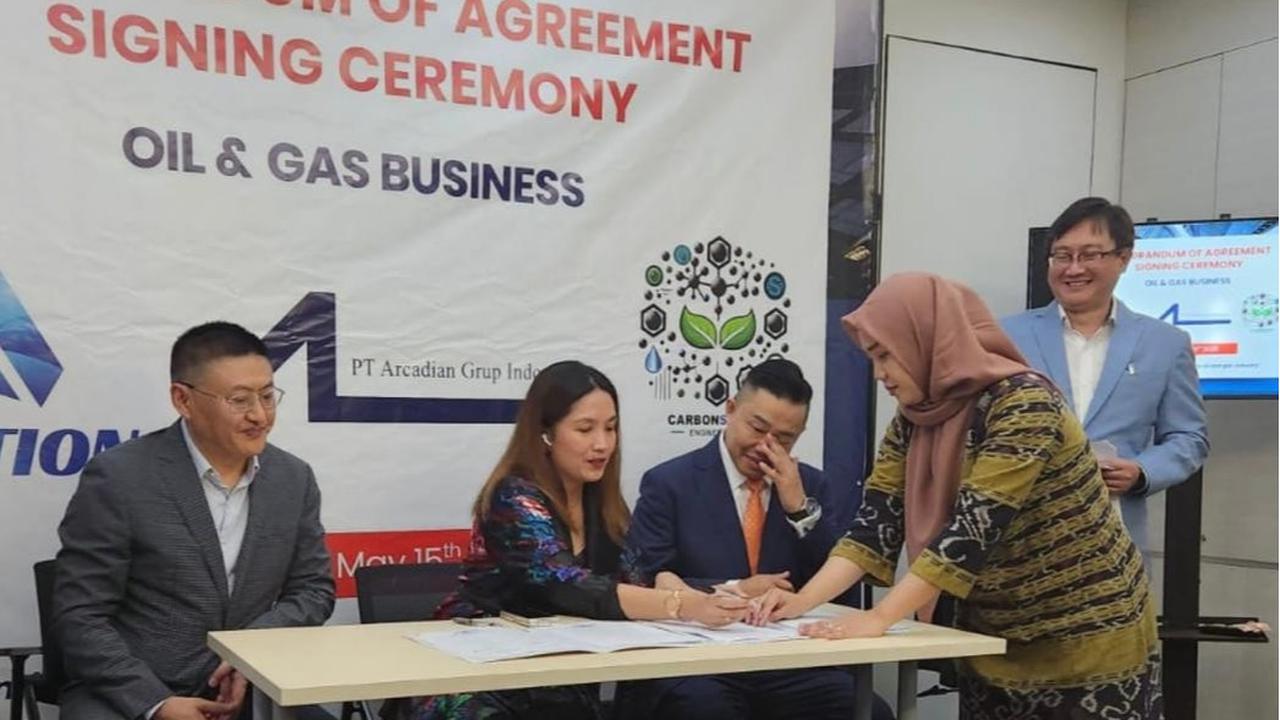 PT Arcadian Teken MOA dengan 2 Mitra Internasional