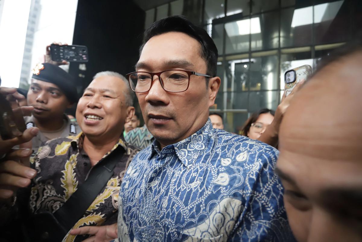 FOTO: Ridwan Kamil Penuhi Pemeriksaan KPK Terkait Kasus Korupsi Pengadaan Iklan Bank BJB