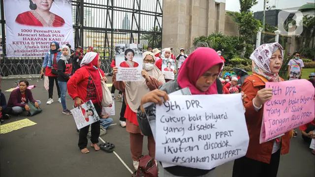 Aksi PRT peringati Hari Perempuan