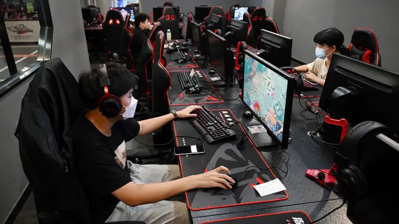 FOTO: Pembatasan Waktu Bermain Game Online di China