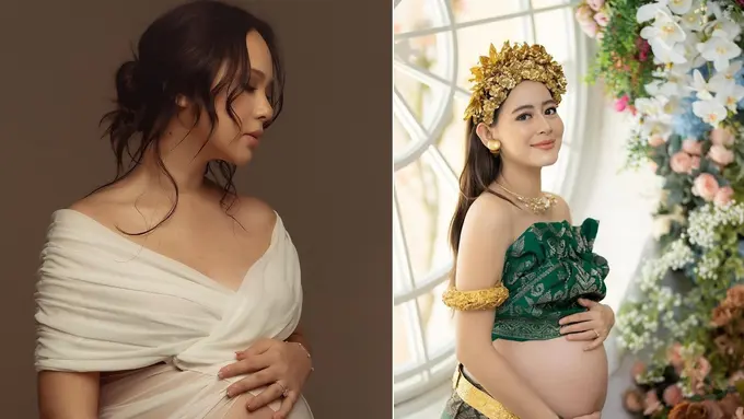Potret maternity artis Indonesia (Instagram/laura_theux/pammy_bowie)