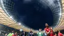 Players of 1. FSV Mainz 05 celebrate after winning the Bundesliga match between Hertha BSC and 1. FSV Mainz 05 at Olympiastadion on February 8, 2020 in Berlin, Germany. (Photo by Boris Streubel/Bundesliga/Bundesliga Collection via Getty Images)