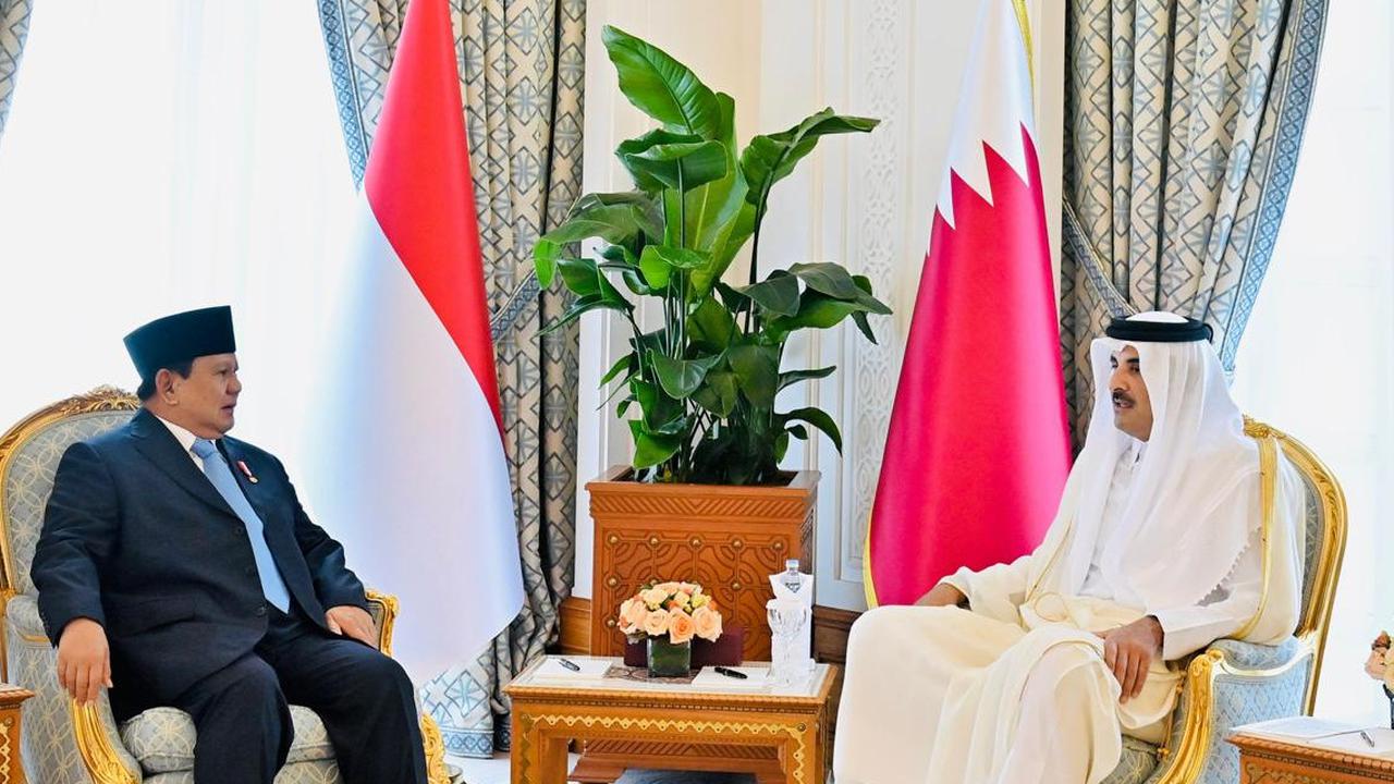Kunjungan Resmi ke Qatar, Prabowo dan Emir Sheikh Tamim Sepakati Kerja Sama