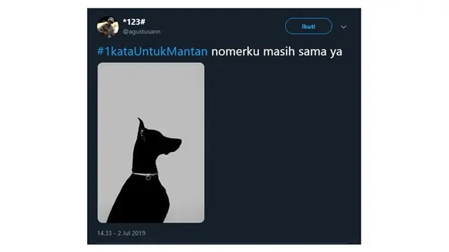 Curhatan Netizen Soal 1 Kata Untuk Mantan Ini Kocak Banget