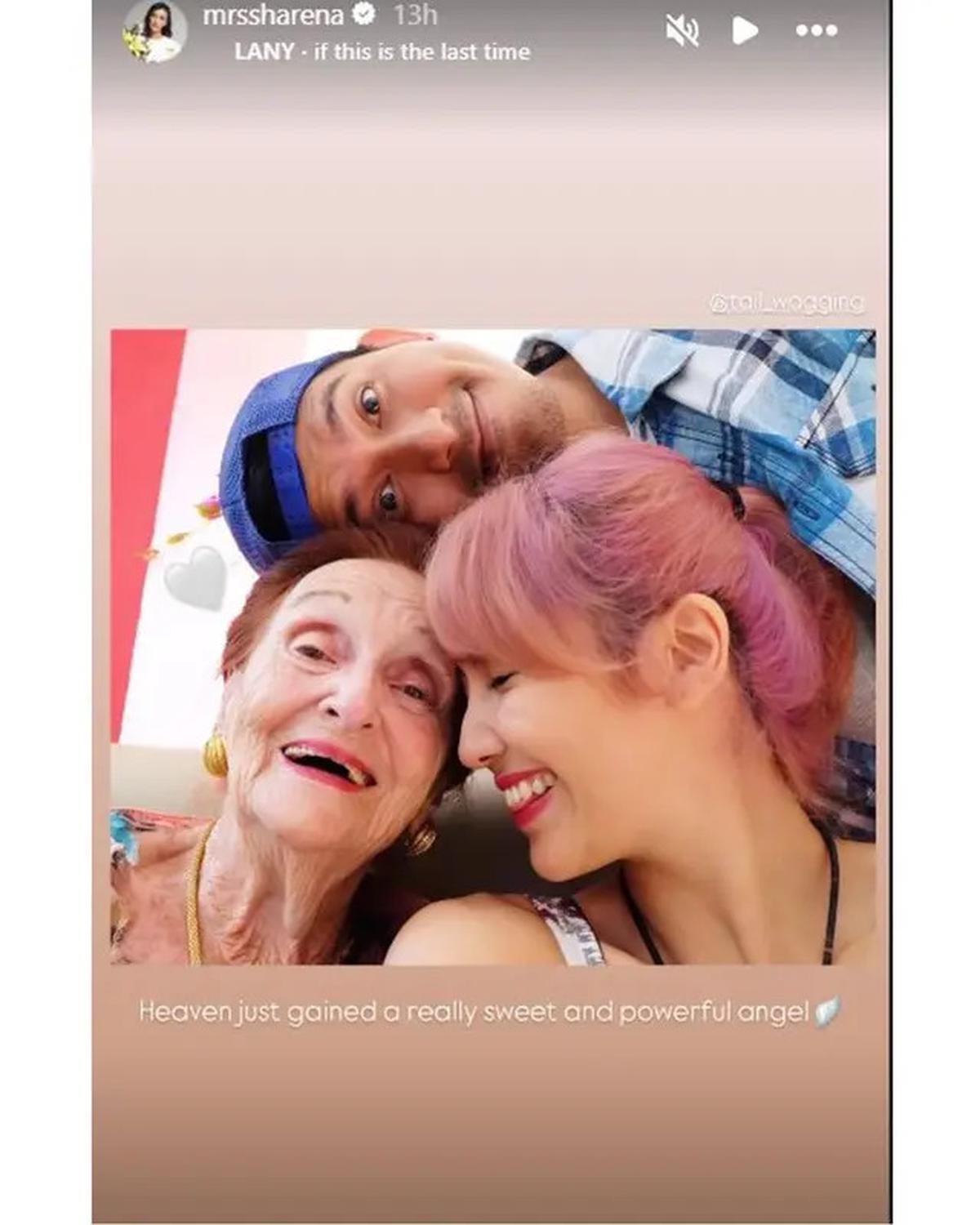 6 Potret Kenangan Sharena Delon dan Nenek Tercinta, Meninggal di Usia 101 Tahun