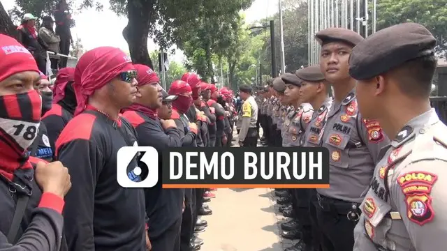 VIDEO: Demo Buruh, Perwakilan Buruh Bertemu Gubernur Anies