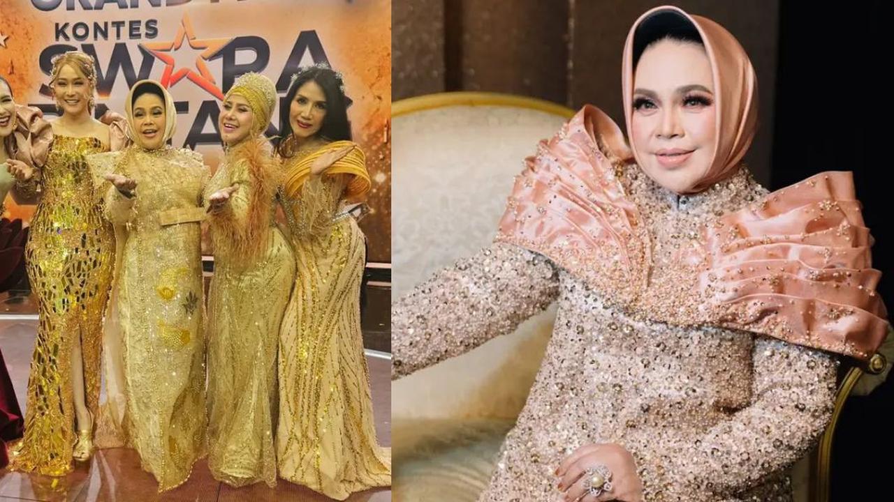 8 Inspirasi Model Gamis Brokat Hetty Koes Endang, Tampil Nyaman dan Selalu Kekinian