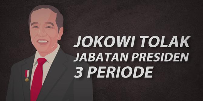 VIDEOGRAFIS: Jokowi Tolak Jabatan Presiden 3 Periode